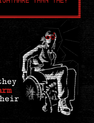 Concept drawing of a seated operator