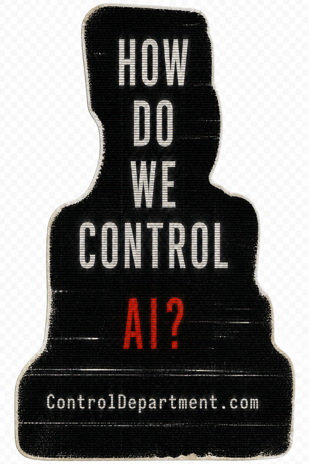 Die-cut signal sticker